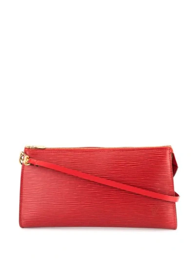 Pre-owned Louis Vuitton Flat Shoulder Bag In Red