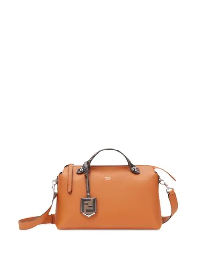 Shop Fendi Medium By The Way Tote In Orange