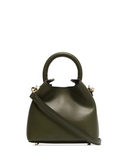 Shop Elleme Mini Madeleine Tote Bag In Green