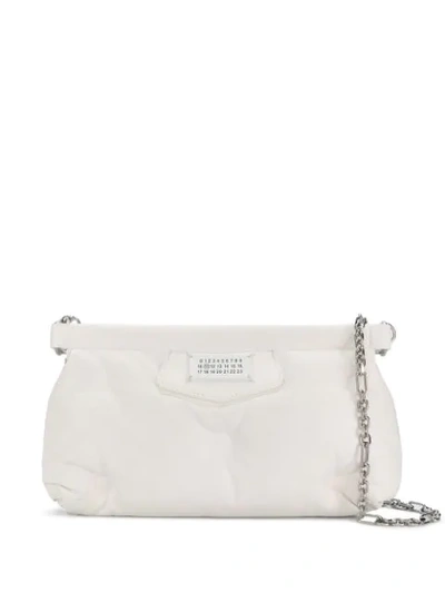 Shop Maison Margiela Glam Slam Clutch In White