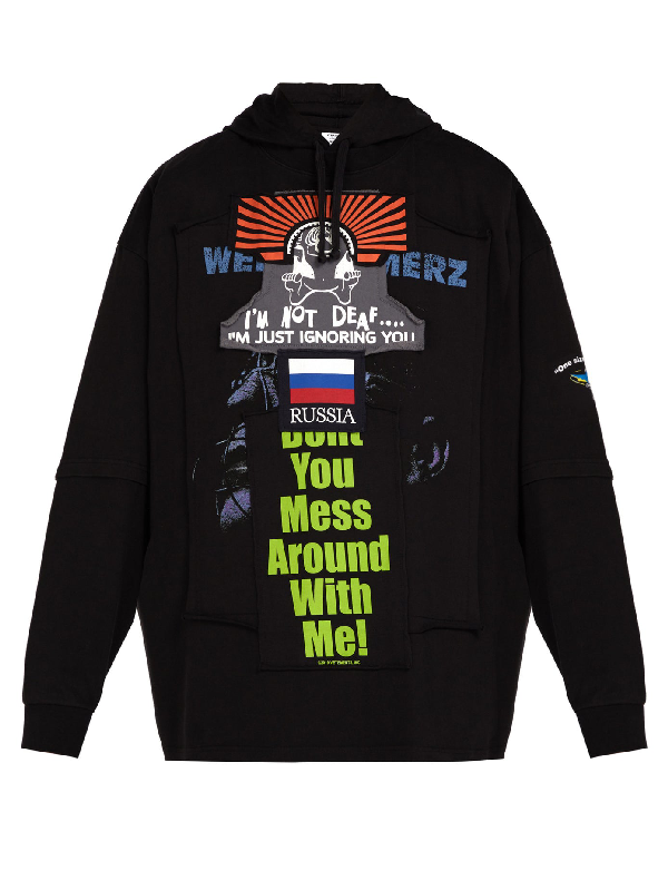 vetements russian hoodie