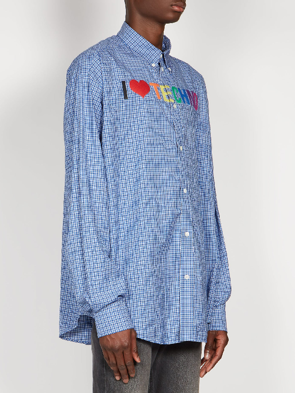 balenciaga techno shirt
