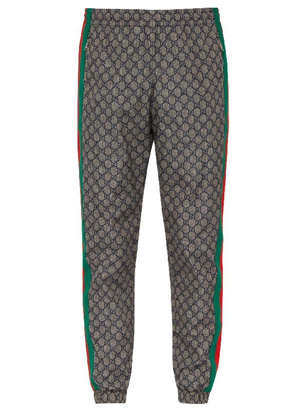 gucci technical track pants