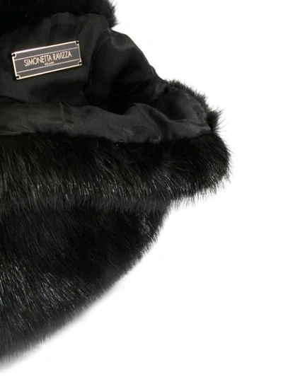 Shop Simonetta Ravizza Furrissima Mini Bag In Black
