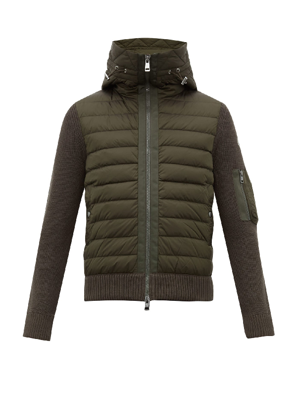 moncler cardigan green