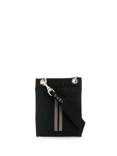 Shop Rick Owens Drkshdw Pocket Shoulder Bag In Black