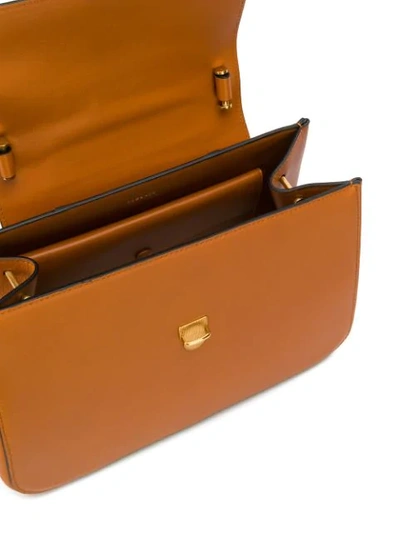 Shop Versace Virtus Tote Bag In Brown
