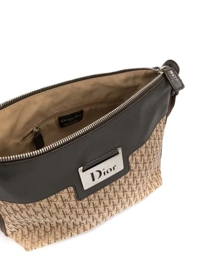 Pre-owned Dior  Street Chic Trotter Shoulder Bag In Brown