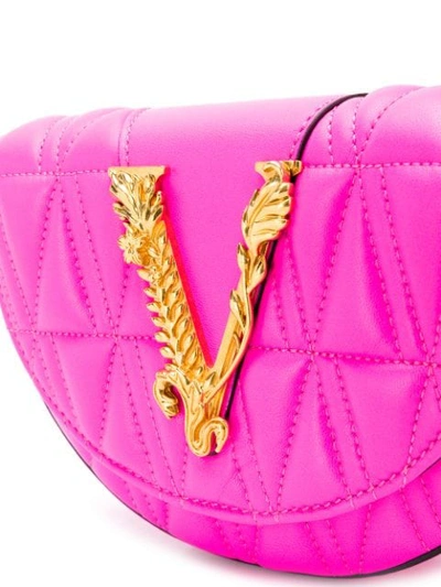 Shop Versace Virtus Belt Bag In Pink