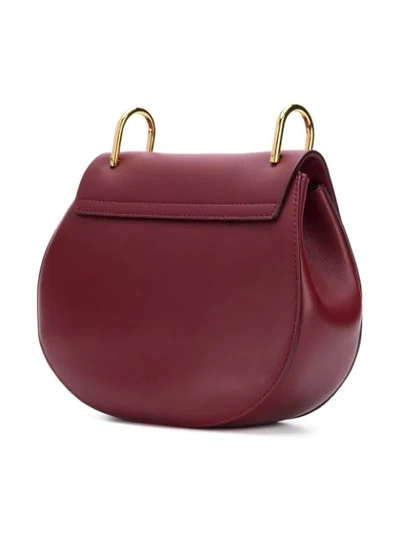 Shop Chloé Drew Small Shoulder Bag - Red