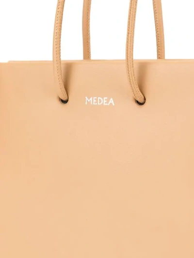 Shop Medea Short  Shoulder Bag In Neutrals