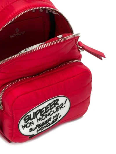 Shop Moncler Kilia Shoulder Bag In 455 Red