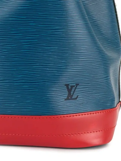 Pre-owned Louis Vuitton 1994 Noe Drawstring Shoulder Bag In Blue