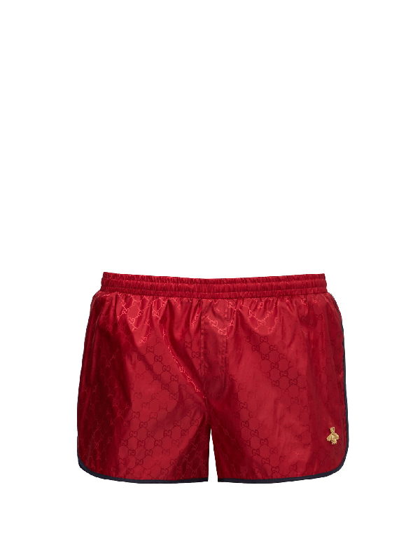 Gucci Swim Shorts Red