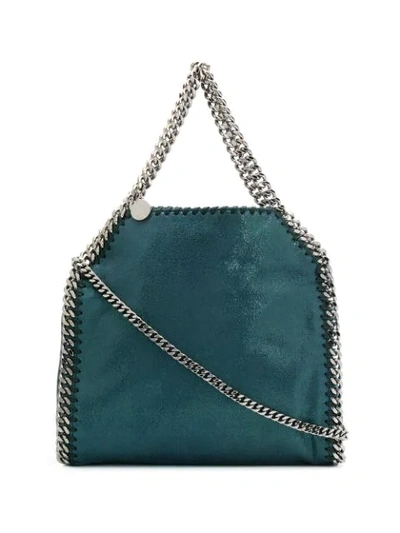 Shop Stella Mccartney Mini Falabella Tote In 3002 Green