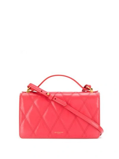 Shop Givenchy Mini Gv3 Crossbody Bag In Pink