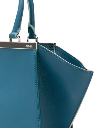 Shop Fendi 3jours Tote Bag In Blue