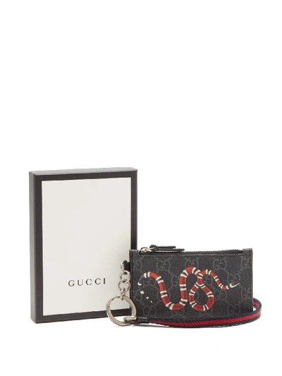 Gucci Wolf GG Supreme Coin Wallet - Farfetch