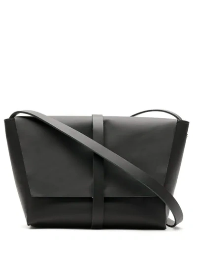 Shop Gloria Coelho Leather Bag In Black