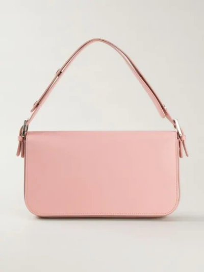 Shop Fendi '3baguette' Shoulder Bag In Pink