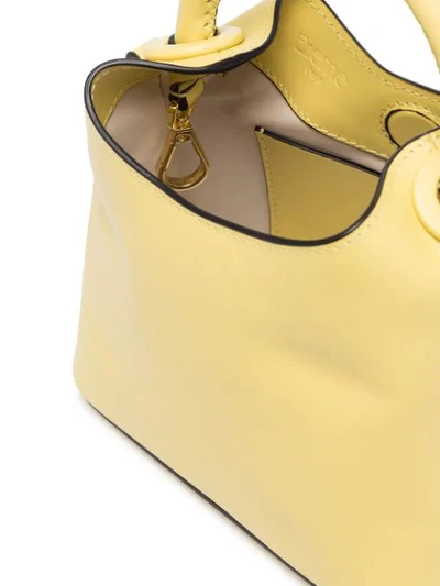Shop Elleme Mini Madeleine Tote Bag In Yellow
