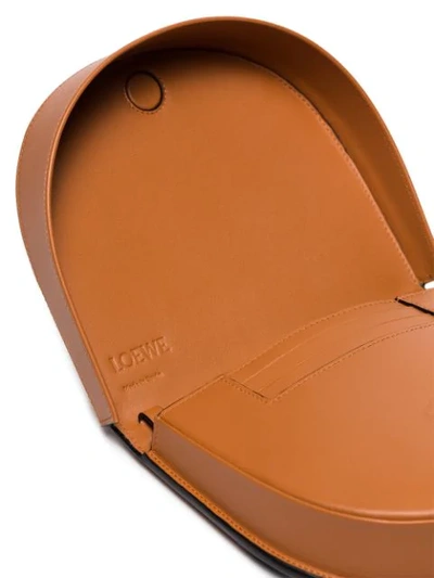 Shop Loewe Heel Marine Belt Bag In 棕色