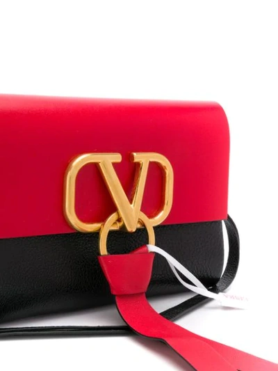 Shop Valentino Garavani Vring Belt Bag In Red