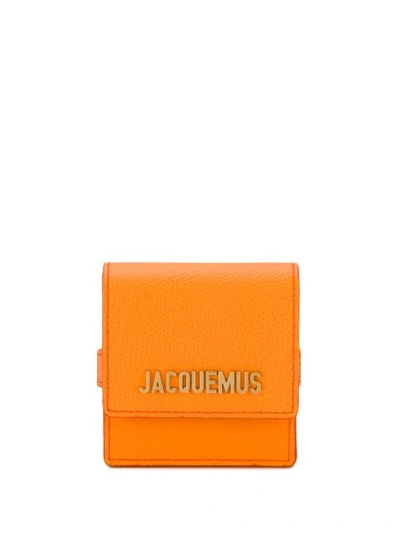 Shop Jacquemus Le Sac Bracelet Bag In Orange