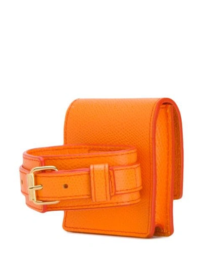 Shop Jacquemus Le Sac Bracelet Bag In Orange