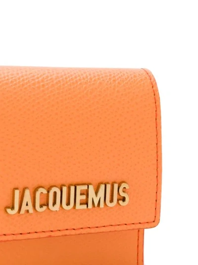 Shop Jacquemus Le Sac Bracelet Bag In Orange