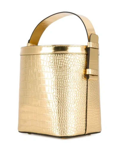 Shop Nico Giani Adenia Bucket Bag In Gold
