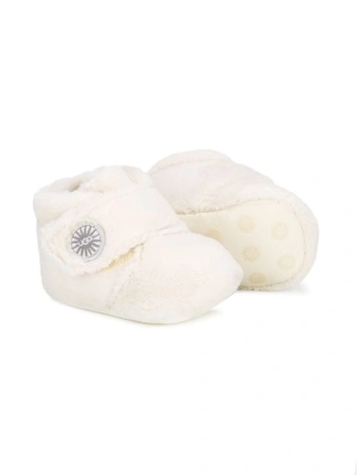 Shop Ugg Plush Short Booties In Neutrals