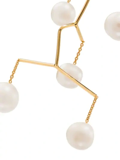 Shop Anissa Kermiche 14kt Gold Tiered Pearl Drop Earrings