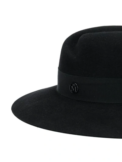 Shop Maison Michel Wide-brim Felt Hat In Black