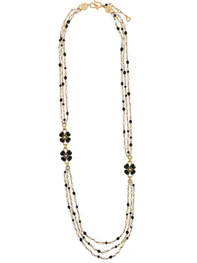 Goossens Trèfle Sautoir Necklace In Gold