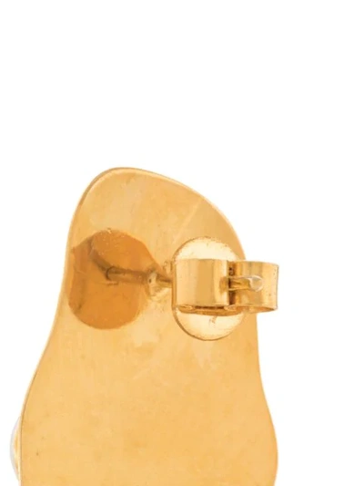 Shop Liya Stone-embellished Drop Earrings In Gold
