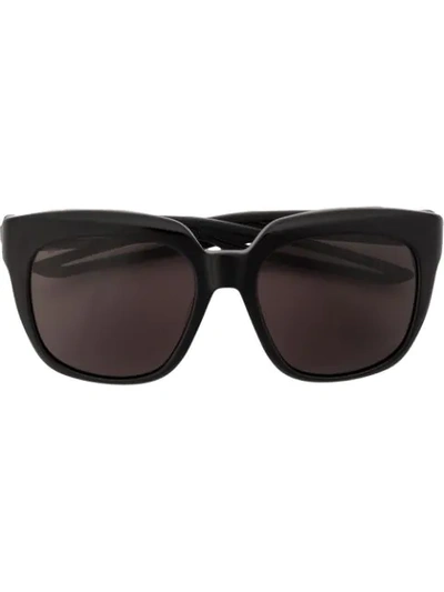 Shop Balenciaga Oversized Sunglasses In Black