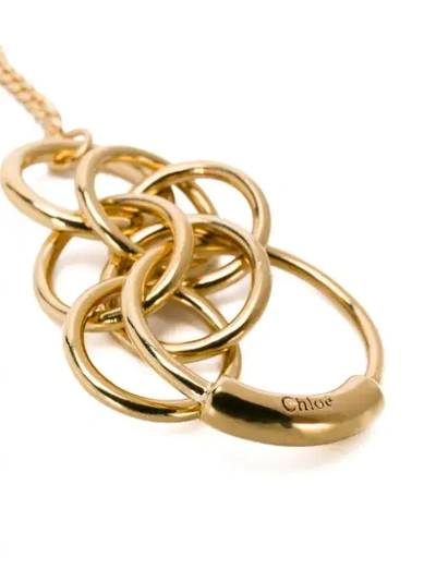 Shop Chloé Reese Jewel Chain In Gold