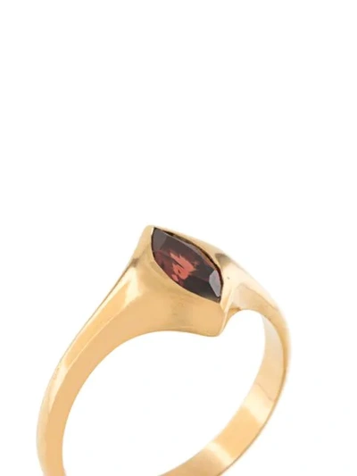 Shop Niomo Sinai Almond-shaped Ring In Gold