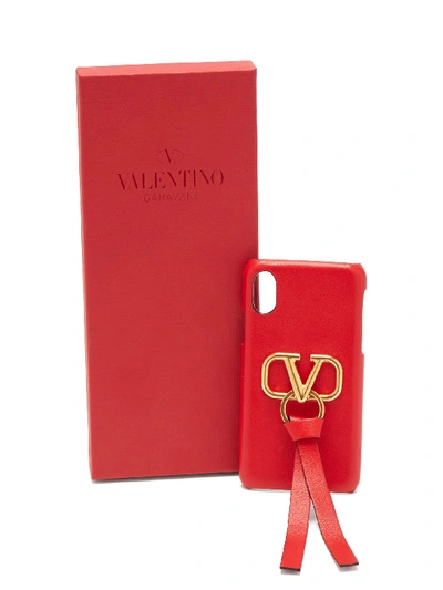 VALENTINO GARAVANI VRING leather iPhone X case