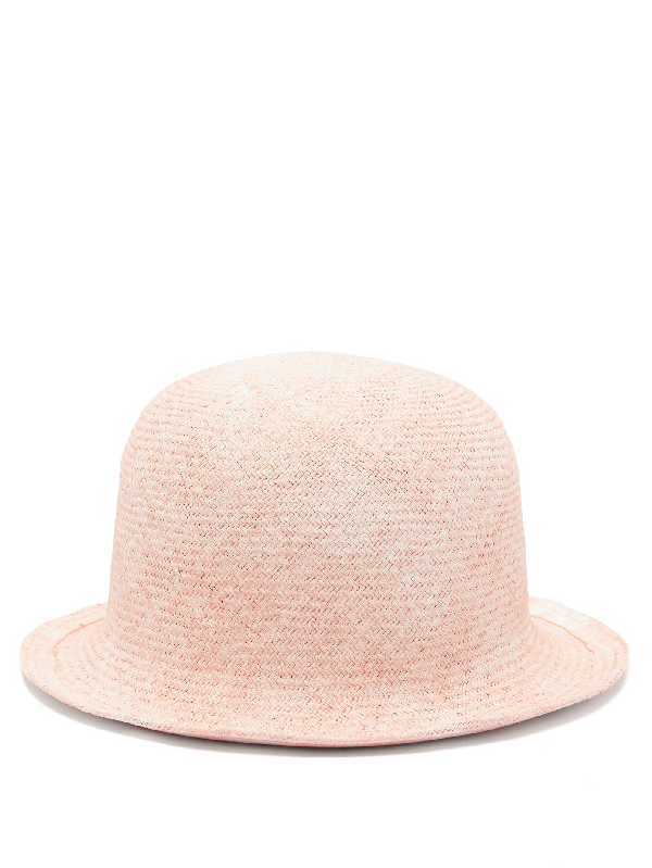pink bowler hat