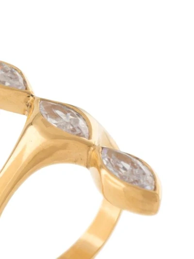 Shop Niomo Nyiri Stone-embellished Ring In Gold