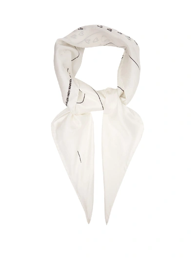 Calvin Klein 205w39nyc Andy Warhol-print Silk Scarf In White | ModeSens