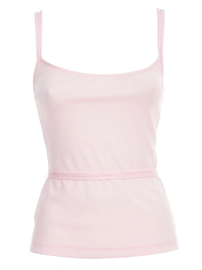 Shop M Missoni Top This Straps Double Lurex In I Pink