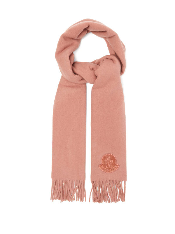 moncler grey scarf