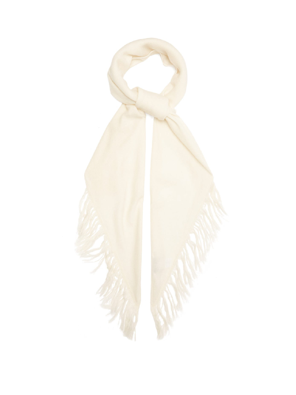 ivory cashmere scarf