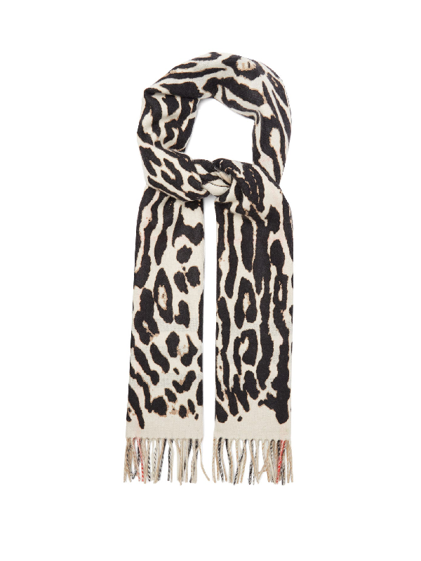 black print scarf