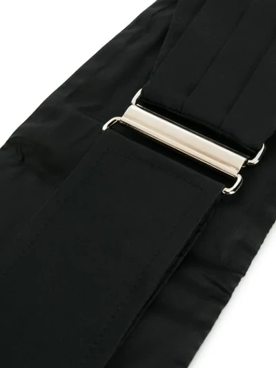 P.a.r.o.s.h Pleated-band Belt In Black