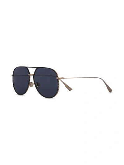 Shop Dior By  Sunglasses In Black