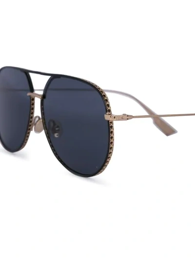 Shop Dior By  Sunglasses In Black